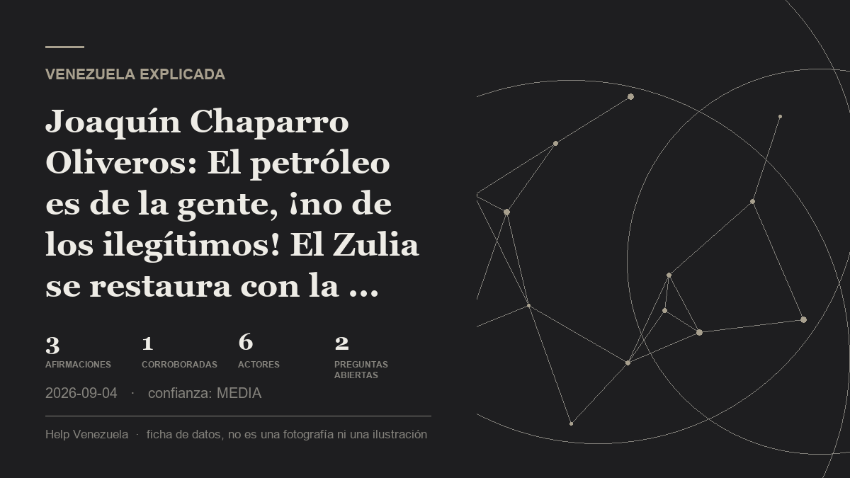 Editorial illustration for Venezuela Explicada