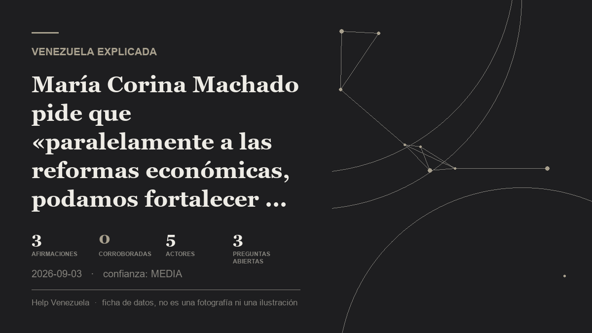 Editorial illustration for Venezuela Explicada