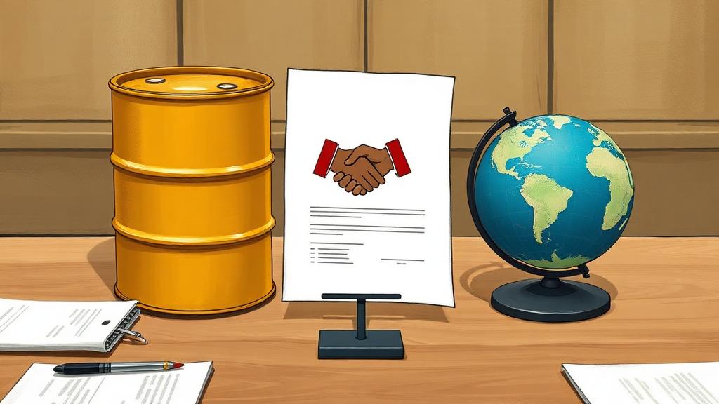 Editorial illustration for Oil & Energy
